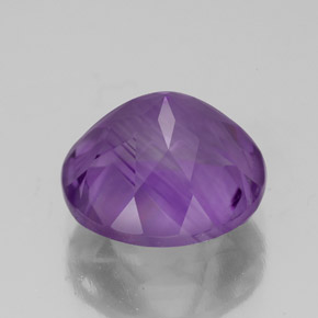 Améthyste violet naturelle coupe roude, 3,69 ct, VVS-VS