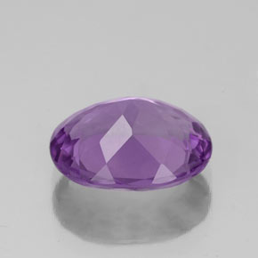 Améthyste Violet naturelle Coupe ovale, 2.86 ct, VS