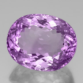 Améthyste violet naturelle coupe ovale, 39,35 ct, VVS