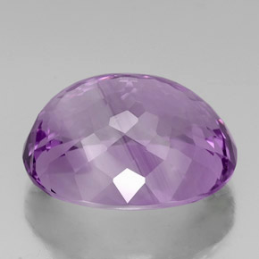 Améthyste violet naturelle coupe ovale, 39,35 ct, VVS