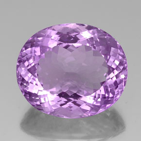 Améthyste violet naturelle coupe ovale, 30,59 ct, VVS
