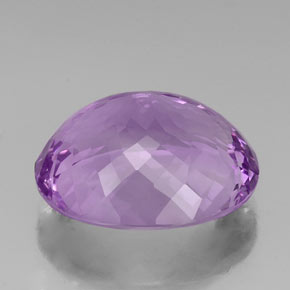 Améthyste violet naturelle coupe ovale, 30,59 ct, VVS