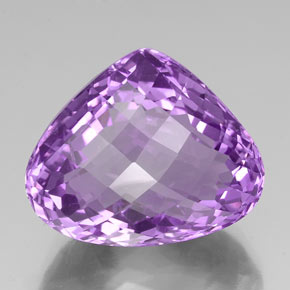 Améthyste violet naturelle en forme de poire, 36,79 ct, VS