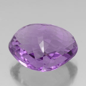 Améthyste violet naturelle en forme de poire, 36,79 ct, VS