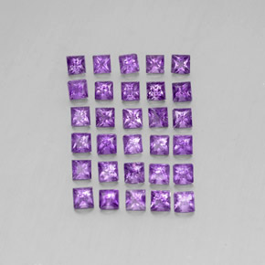 Achetez naturel 3,77ct violet améthyste gems, carré, en provenance brésil chez gemselect. en stock, livraison internationale!