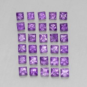 Achetez naturel 3,77ct violet améthyste gems, carré, en provenance brésil chez gemselect. en stock, livraison internationale!