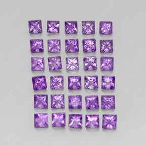 Achetez naturel 3,73ct violet améthyste gems, carré, en provenance brésil chez gemselect. en stock, livraison internationale!
