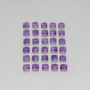 Achetez naturel 3,73ct violet améthyste gems, carré, en provenance brésil chez gemselect. en stock, livraison internationale!