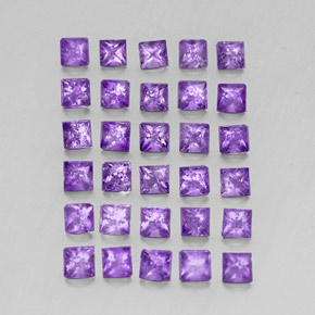 Achetez naturel 3,77ct violet améthyste gems, carré, en provenance brésil chez gemselect. en stock, livraison internationale!