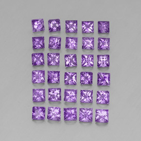 Achetez naturel 3,67ct violet améthyste gems, carré, en provenance brésil chez gemselect. en stock, livraison internationale!