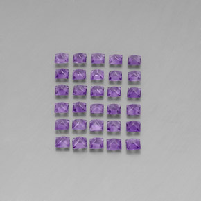 Achetez naturel 3,67ct violet améthyste gems, carré, en provenance brésil chez gemselect. en stock, livraison internationale!