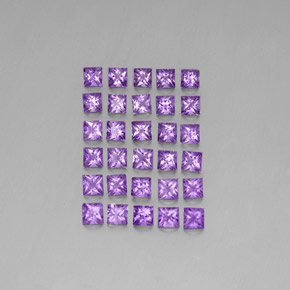 Achetez naturel 3,59ct violet améthyste gems, carré, en provenance brésil chez gemselect. en stock, livraison internationale!