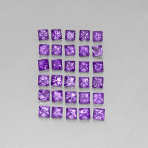 Achetez naturel 3,79ct violet améthyste gems, carré, en provenance brésil chez gemselect. en stock, livraison internationale!
