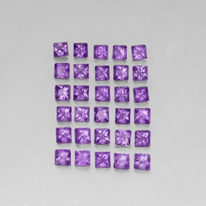 Achetez naturel 3,81ct violet améthyste gems, carré, en provenance brésil chez gemselect. en stock, livraison internationale!
