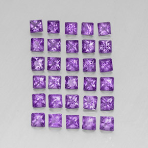 Achetez naturel 3,81ct violet améthyste gems, carré, en provenance brésil chez gemselect. en stock, livraison internationale!