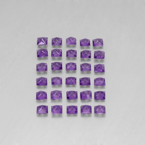 Achetez naturel 3,81ct violet améthyste gems, carré, en provenance brésil chez gemselect. en stock, livraison internationale!