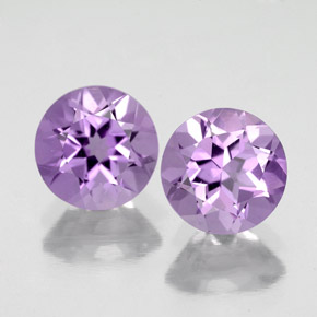 Achetez naturel ct violet améthyste gems, coupe roude, en provenance brésil chez gemselect. en stock, livraison internationale!
