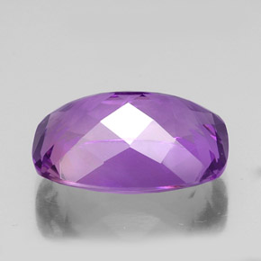 Améthyste violet naturelle coupe coussin, 13,68 ct, VVS-VS