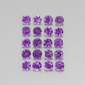 Achetez naturel ct violet améthyste gems, coupe roude, en provenance brésil chez gemselect. en stock, livraison internationale!