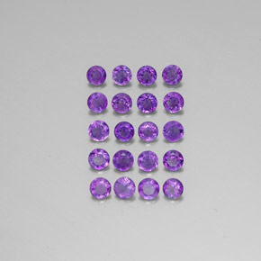 Achetez naturel ct violet améthyste gems, coupe roude, en provenance brésil chez gemselect. en stock, livraison internationale!