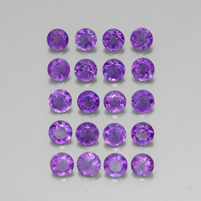 Achetez naturel ct violet améthyste gems, coupe roude, en provenance brésil chez gemselect. en stock, livraison internationale!