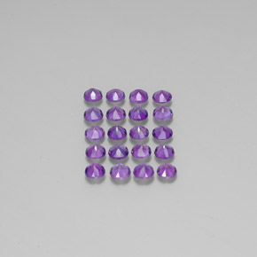 Achetez naturel ct violet améthyste gems, coupe roude, en provenance brésil chez gemselect. en stock, livraison internationale!