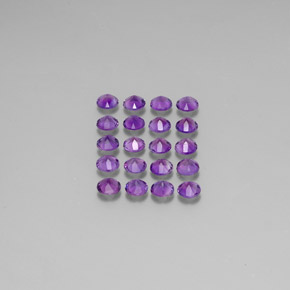 Achetez naturel ct violet améthyste gems, coupe roude, en provenance uruguay chez gemselect. en stock, livraison internationale!