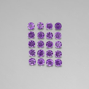 Achetez naturel ct violet améthyste gems, coupe roude, en provenance uruguay chez gemselect. en stock, livraison internationale!