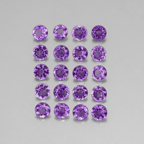 Achetez naturel ct violet améthyste gems, coupe roude, en provenance uruguay chez gemselect. en stock, livraison internationale!