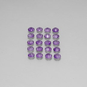 Achetez naturel ct violet améthyste gems, coupe roude, en provenance uruguay chez gemselect. en stock, livraison internationale!