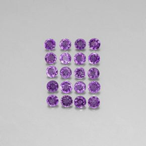 Achetez naturel ct violet améthyste gems, coupe roude, en provenance uruguay chez gemselect. en stock, livraison internationale!