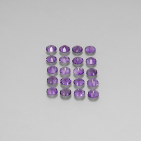 Achetez naturel ct violet améthyste gems, coupe roude, en provenance uruguay chez gemselect. en stock, livraison internationale!