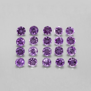 Achetez naturel ct violet améthyste gems, coupe roude, en provenance brésil chez gemselect. en stock, livraison internationale!