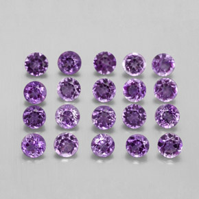 Achetez naturel ct violet améthyste gems, coupe roude, en provenance brésil chez gemselect. en stock, livraison internationale!