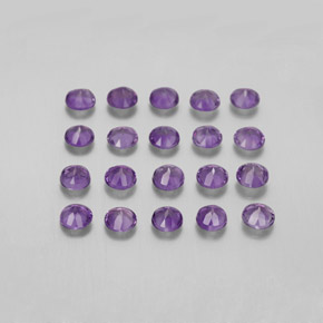 Achetez naturel ct violet améthyste gems, coupe roude, en provenance brésil chez gemselect. en stock, livraison internationale!