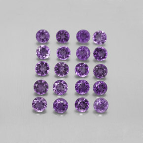 Achetez naturel ct violet améthyste gems, coupe roude, en provenance brésil chez gemselect. en stock, livraison internationale!