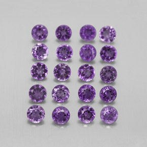Achetez naturel ct violet améthyste gems, coupe roude, en provenance brésil chez gemselect. en stock, livraison internationale!