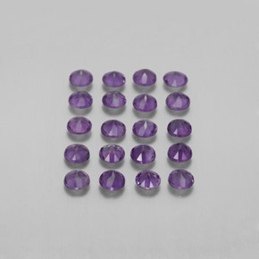 Achetez naturel ct violet améthyste gems, coupe roude, en provenance brésil chez gemselect. en stock, livraison internationale!