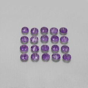 Achetez naturel ct Violet Améthyste gems, Coupe roude, En provenance Brésil chez GemSelect. En stock, livraison internationale!