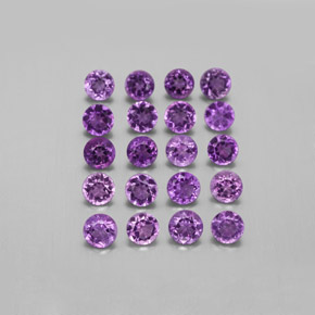 Achetez naturel ct violet améthyste gems, coupe roude, en provenance brésil chez gemselect. en stock, livraison internationale!