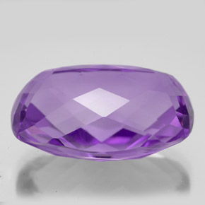 Améthyste violet naturelle coupe coussin, 18,21 ct, VVS-VS