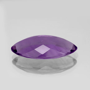 Améthyste violet naturelle marquise, 7,33 ct, VVS-VS