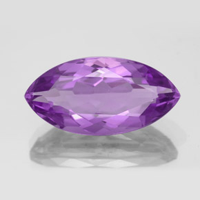 Améthyste violet naturelle marquise, 8,44 ct, VVS-VS