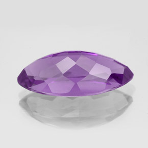 Améthyste violet naturelle marquise, 8,44 ct, VVS-VS