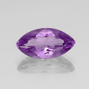 Améthyste violet naturelle marquise, 7,93 ct, VS