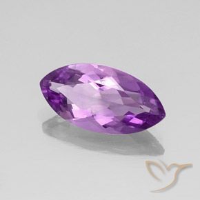 Améthyste Pourpre violacé moyen naturelle Marquise, 6.15 ct, VS