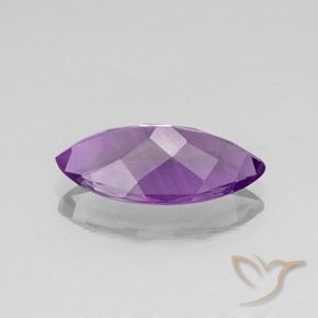 Améthyste Pourpre violacé moyen naturelle Marquise, 6.15 ct, VS