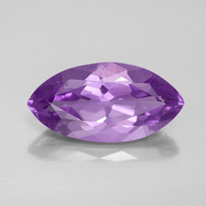 Améthyste violet naturelle marquise, 5,29 ct, VVS-VS