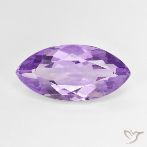 6.22ct Naturel Violet iris profond Améthyste, Marquise, VS