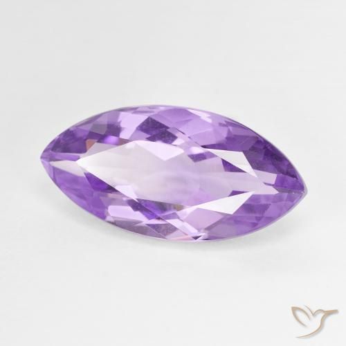 Améthyste Violet iris profond naturelle Marquise, 6.22 ct, VS